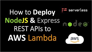 AWS Lambda Tutorial How to deploy Nodejs REST APIs on aws lambda Function [upl. by Sontich]