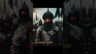 Top 10 muslim warriors in history 🔥shorts ytshorts [upl. by Gillead]