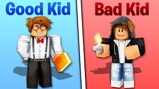 GOOD Kid vs BAD Kid Brookhaven RP [upl. by Ydnirb]