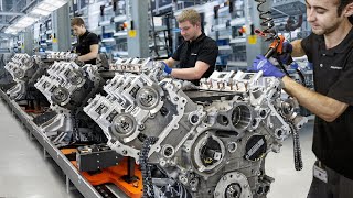 Inside Best Mercedes AMG Factory in Germany Producing Giant V8 Engines  Production Line [upl. by Ethban]