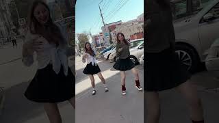 LE SSERAFIM  ‘CRAZY’ dance cover with FISORIOFFICIAL ⚡️lesserafim lesserafimcrazy dancecover [upl. by Ioves]