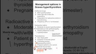 Management options in Graves hyperthyroidism [upl. by Nevak898]