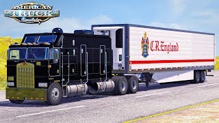 American Truck Simulator  K100 Long to Jacksonville FL [upl. by Ramburt981]