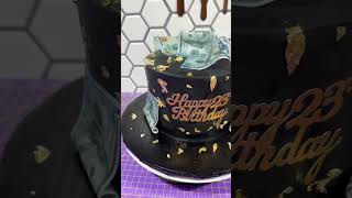 Money Cake cakesmoneycake customcakesnjfondant ediblemoneyfondantcake birthdaycakeideas [upl. by Wandy]