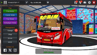 VEERA COACH V7 SEATER BUS MOD  ROBIN BUS  BUSSID [upl. by Fairfield]