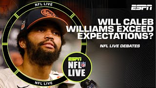 Realistic expectations for Caleb Williams’ first season with the Bears  NFL Live [upl. by Byran]