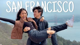 Our FIRST TRIP TOGETHER Abroad San Francisco Pt 1 [upl. by Sixel643]