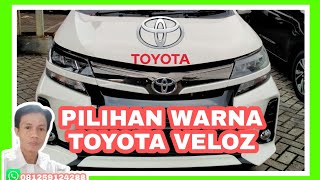 PILIHAN WARNA VELOZ 2021 💟 Toyota Surabaya [upl. by Einomrah182]