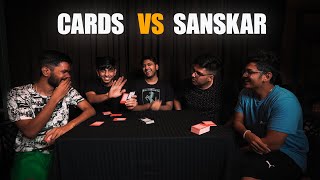 CARDS VS SANSKAR IN S8UL GAMING HOUSE 20 [upl. by Annahsat530]