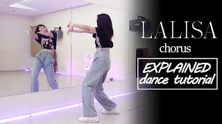 LISA  LALISA Dance Tutorial  Mirrored  Explained [upl. by Dnaltiac]