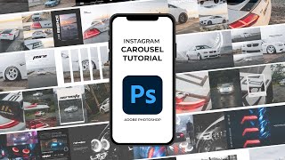 How to create Instagram Carousels  Photoshop Tutorial [upl. by Liuqnoj]