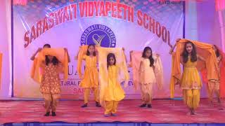 laung lachi song amazing dance performance  saraswatipuja 2024 saraswatividyapeeth [upl. by Guibert]