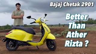 2024 Bajaj Chetak 2901 Review  Better Than Ather Rizta [upl. by Enyawed520]