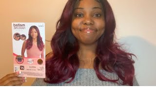 Outre Melted Hairline Adela HD Lace Frontal Wig  Plum Red 🍂🍁 [upl. by Strauss685]