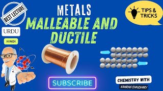 Metals  Malleable  Malleable And Ductile  Metals Are Malleable  Malleability And Ductility [upl. by Osmen795]