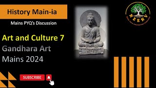 GANDHARA ART  Art and Culture 7  Mains 2016  HISTORY MAINia [upl. by Akirahc]