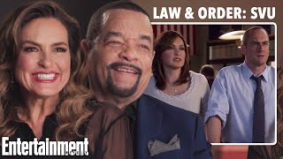 Mariska Hargitay and IceT Review Law amp Order SVU Scenes  Entertainment Weekly [upl. by Krenek526]