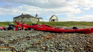 kayaking adventures louisbourgguyon island lighthouse2016 [upl. by Pyne]