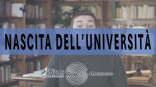 LA NASCITA DELLE UNIVERSITÀ Bologna Parigi Oxford [upl. by Ahselef]