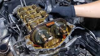 Tutorial Bongkar Buka Cylinder Head Mercedes Benz W203 M271 C Class [upl. by Llewop]