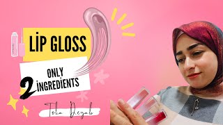 DIY Lip Gloss with Only 2 Ingredients  Quick amp Easy Tutorial TD LABeauty [upl. by Anawik]