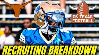 Recruiting Breakdown LIVE  Remaining Targets  Texas Football  Javion Hilson  Michael Terry [upl. by Bottali340]