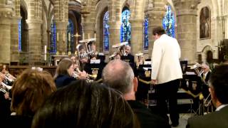 Stour Valley Brass Band in Mortain 1 [upl. by Nelra]