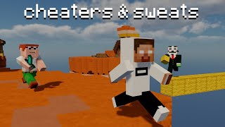 Beating Cheaters amp Sweats in Bedwars [upl. by Lennie]