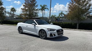 2023 Audi A5 Cabriolet S line Premium Plus Clearwater Tampa St Petersburg Palm Harbor Largo [upl. by Carew]