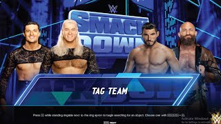 Elton Prince And Kit Wilson Vs Johnny Gargano And Tommaso Ciampa  SmackDown S1 EP2 [upl. by Elorac557]