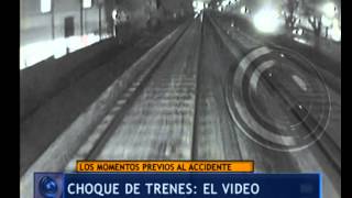 Choque de trenes en Castelar imágenes previas a la tragedia  Telefe Noticias [upl. by Vikki]