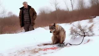 Man Rescues Wolf from Trap Receives Astonishing Thank You Days Later [upl. by Schild540]