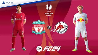 Liverpool vs RB Salzburg Europa League Final 2024 FC 24 [upl. by Llednohs]