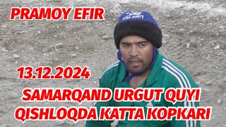 PRAMOY EFIR SAMARQAND URGUT QUYI QISHLOQDA KATTA KOPKARI 13122024 XiloliddinOfficial [upl. by Mitran915]