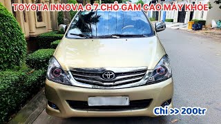 Toyota innova 2009 G số sàn 20 lên full đồ chơi  Chợ Tốt Xe  Phúc Việt [upl. by Nomar253]