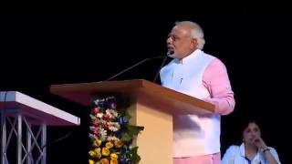 Live Narendra Modi flags off Surat Night Marathon [upl. by Colombi498]