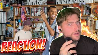 STROMAE  Alors on danse tiny desk concert REACTION [upl. by Kaylee519]