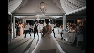 EPIC GROOMSMEN DANCE SUPRISE for the bride  Amazing Wedding all time [upl. by Jaella]