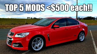 Top 5 Performance Mods 500 or Less  VEVF Commodore [upl. by Noicpesnoc930]