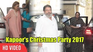 Kapoor Family At Shashi Kapoors House  Christmas Party 2017  Viralbollywood [upl. by Flagler]