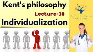 Kents philosophy Lecture 30  Individualization in Homoeopathy  Individualization by Kent [upl. by Adams]