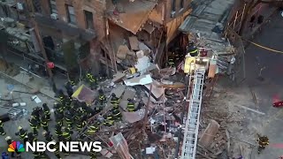 New footage shows the moment a New York building collapses [upl. by Celio]