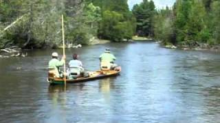 AuSable Riverboat fishing [upl. by Lyret]