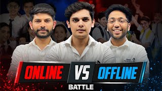 Online vs Offline Battle 🔥  Class 9th and 10th  Next Toppers [upl. by Ahsiekan452]