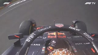 Verstappens Onboard of his Crash With Hamilton [upl. by Anaujit]