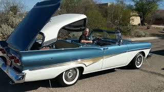 1958 Ford Fairlane 500 Skyliner retractable hardtop [upl. by Bbor757]