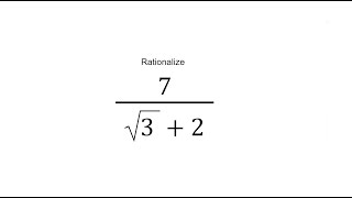 How to rationalise the denominator  rationalising the denominator  rationalization of a radical [upl. by Idnal]