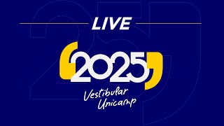 Vestibular Unicamp 2025 Acesse a LiVE tiradúvidas [upl. by Mall]