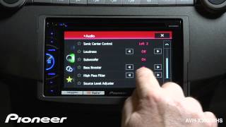 How To  AVHX3600BHS  Adjust the Audio Settings [upl. by Nonnel130]