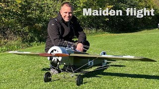 Fokker Eindecker maiden flight [upl. by Baalbeer]